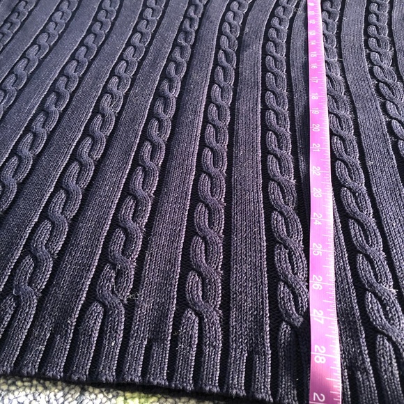 Escada Navy V-Neck Sweater - Picture 4 of 6